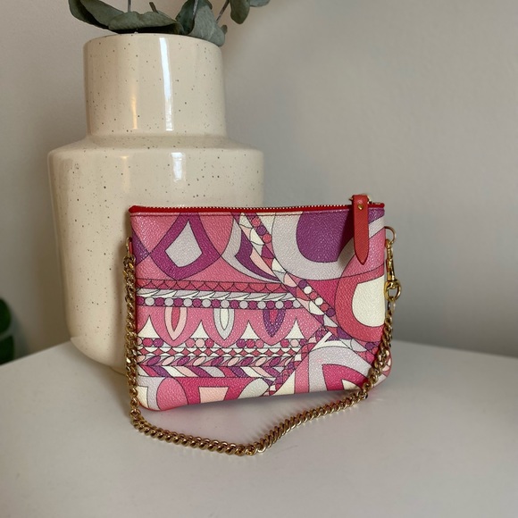Emilio Pucci Handbags - Emilio Pucci Leather Mini Chain Bag